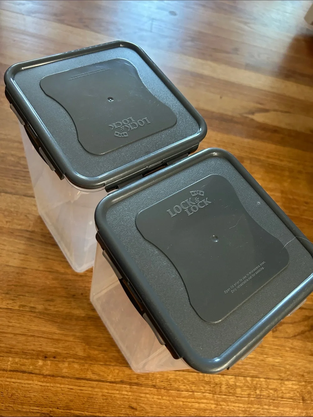 Gray Food Storage Containers - Set of 2